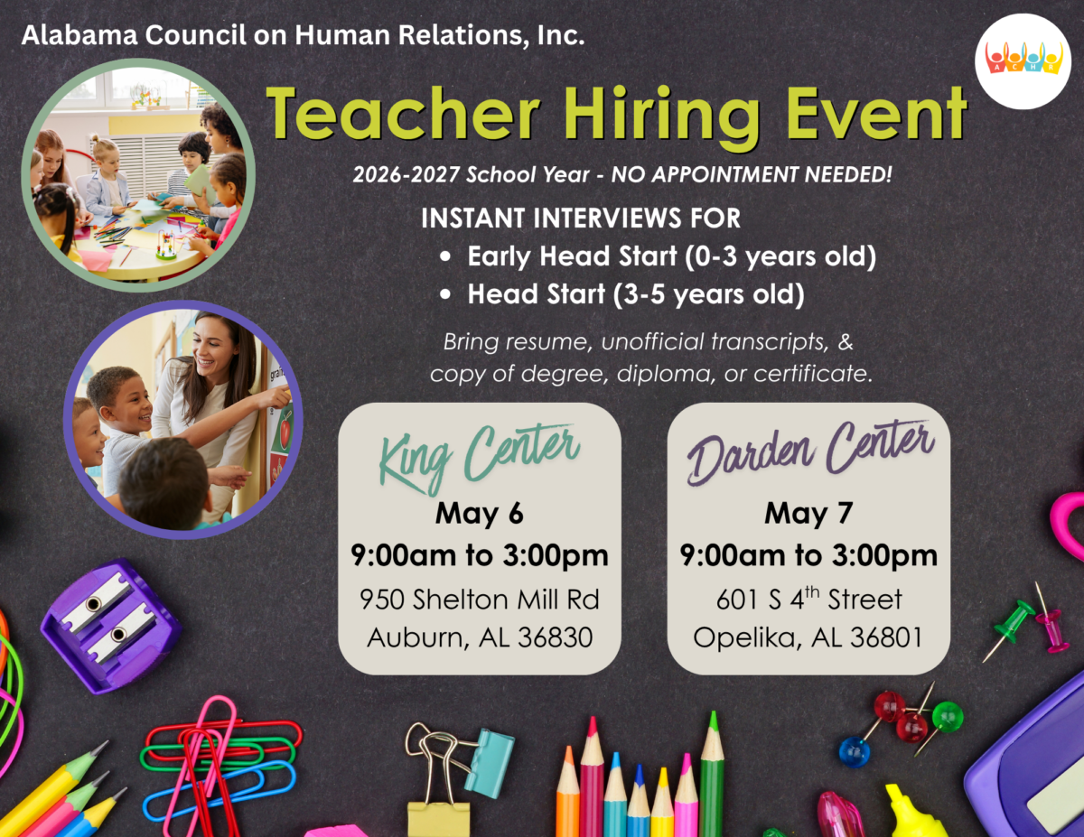 News and Announcements – Alabama Council on Human Relations, Inc